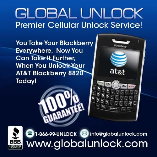 Product picture How To Unlock ATT Blackberry 8820 By Code