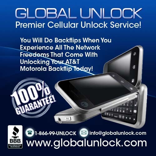 Product picture ATT Motorola Backflip Unlock Instructions 