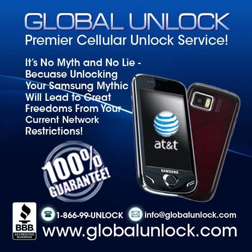 Product picture ATT Samsung Mythic Unlocking Made Easy 