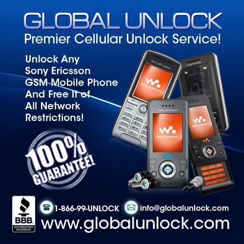 Product picture Unlock Any Sony Ercisson Mobile Phone 