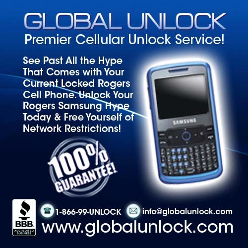 Product picture Rogers Samsung Hype Unlock Instructions 