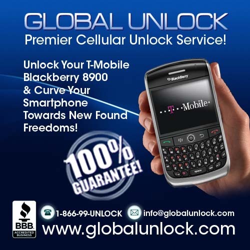 Product picture Unlock T Mobile USA Blackberry 8900  