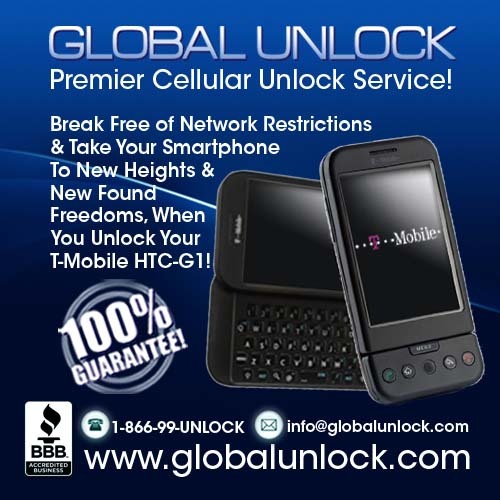 Product picture Unlock T Mobile USA HTC G1 By Code 